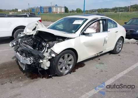 2013 Buick Regal Turbo - Premium 1 из США, поврежденный, VIN 2G4GS5EV9D9176448